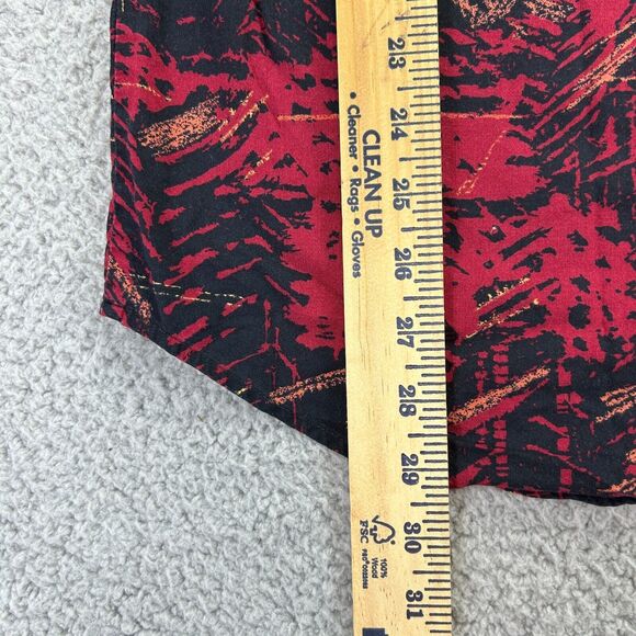 Cowboys Turtle Mens Black Red Long Sleeve Collared Casual Button Down Shirt - Picture 5 of 8